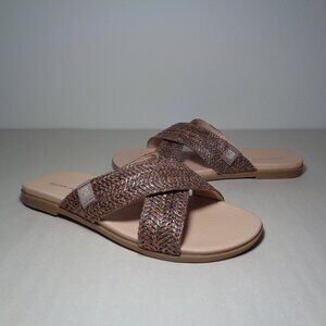 Draper Size 7 M / ALEX / Brown / Raffia Woven Sandals / New Women's Shoes